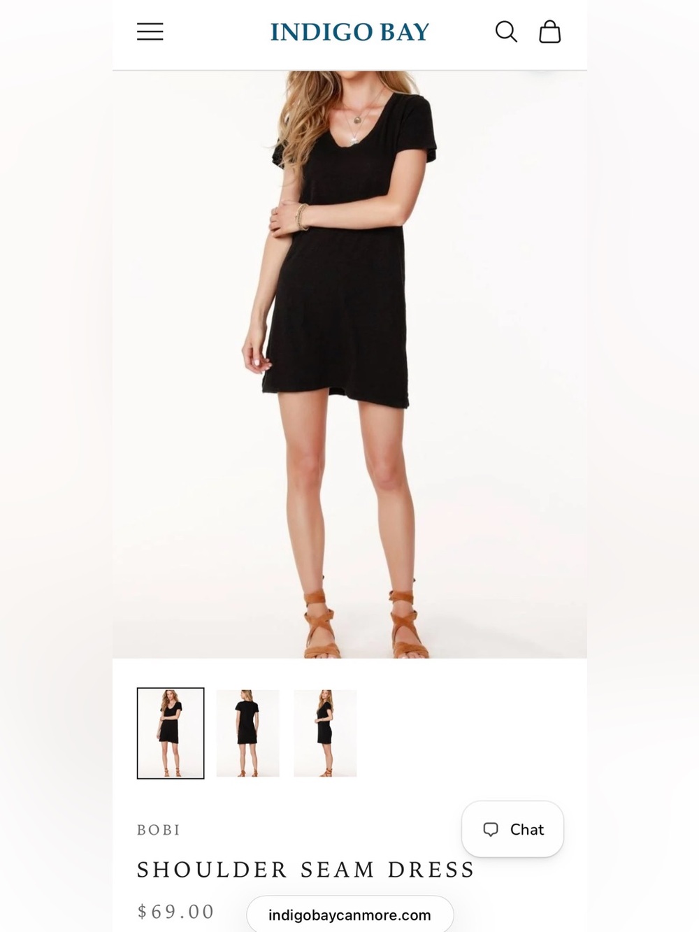 Bobi Tee Shirt Dress
